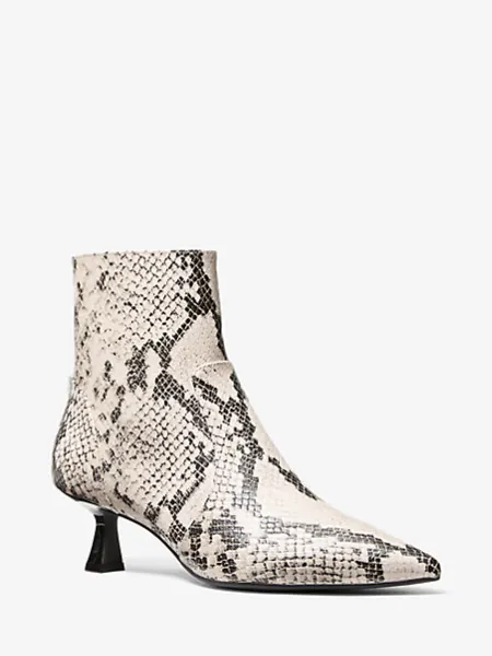 Amali Snake Embossed Boot